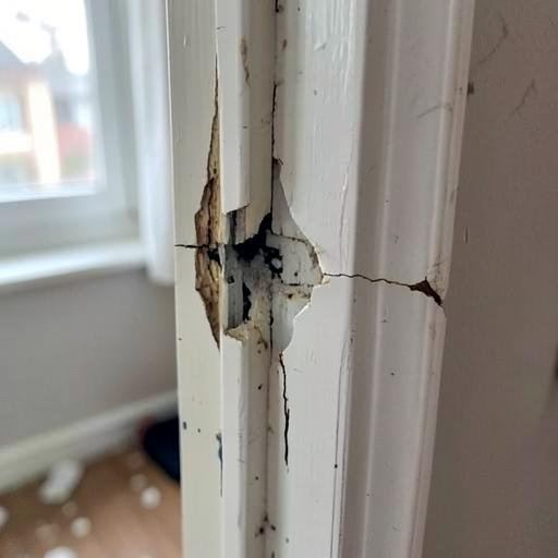 Détail d'une intervention de serrurerie